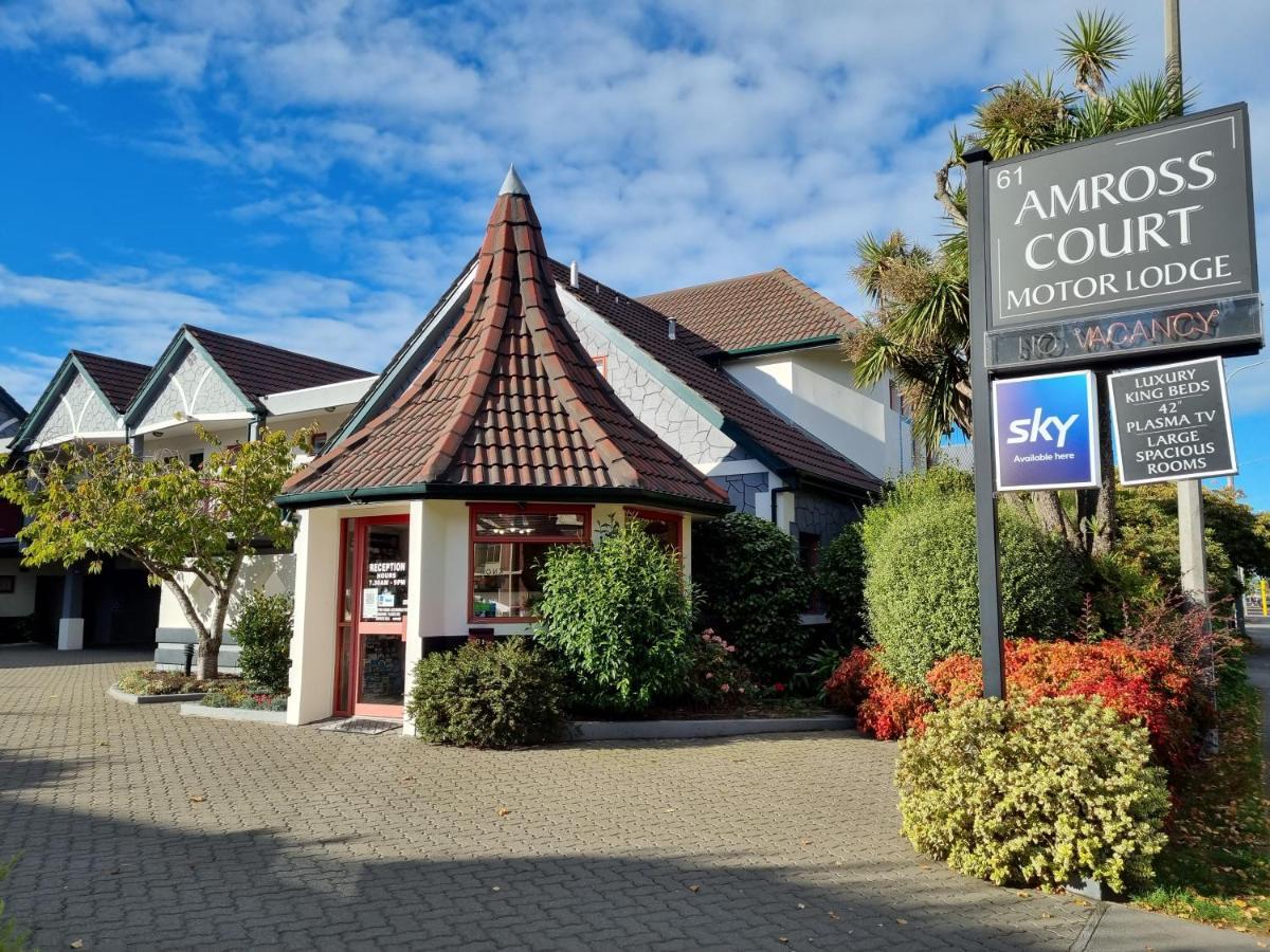 Motel Amross Court Christchurch Exterior foto