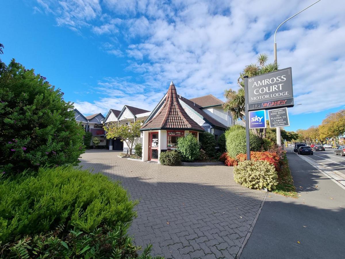 Motel Amross Court Christchurch Exterior foto