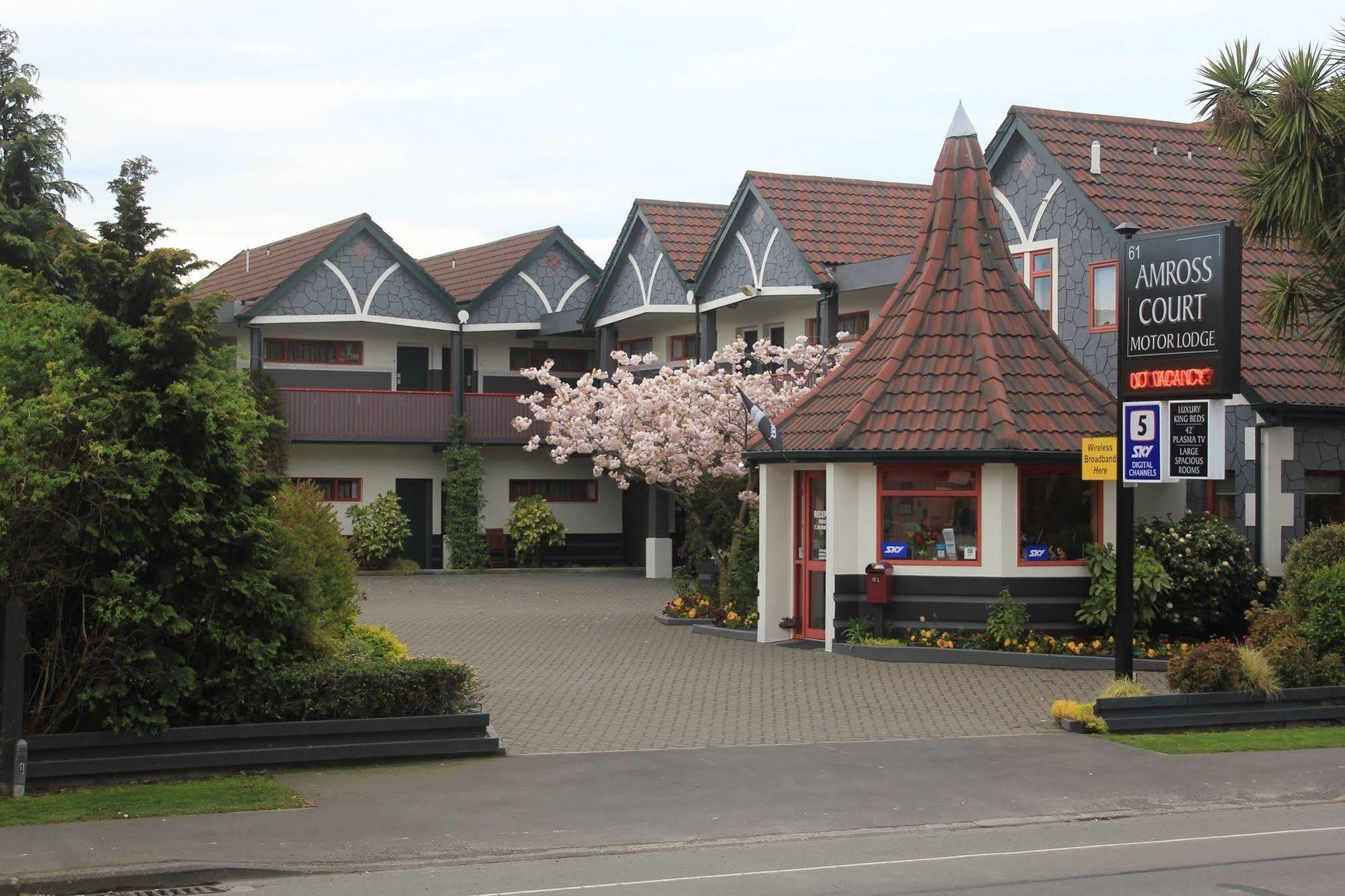 Motel Amross Court Christchurch Exterior foto