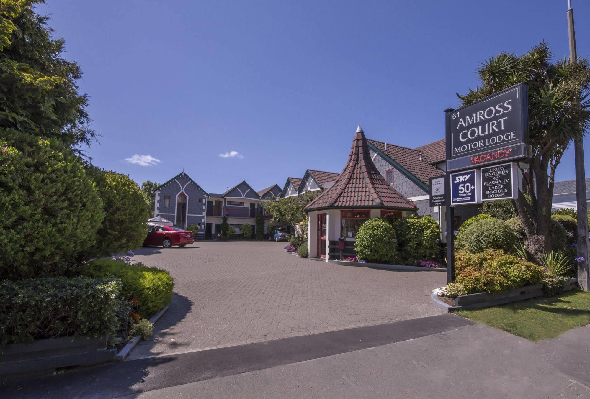 Motel Amross Court Christchurch Exterior foto